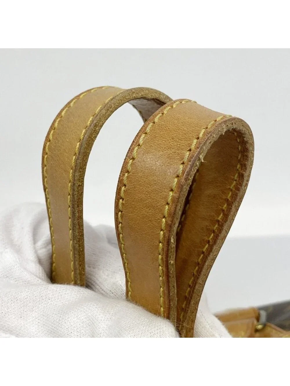 Louis Vuitton Boston Bag Monogram Sac Spool 35 Brown